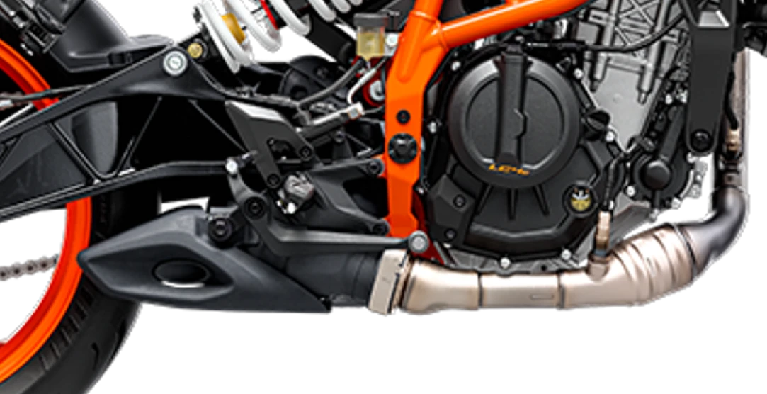 Duke 250 Underbelly Exhaust